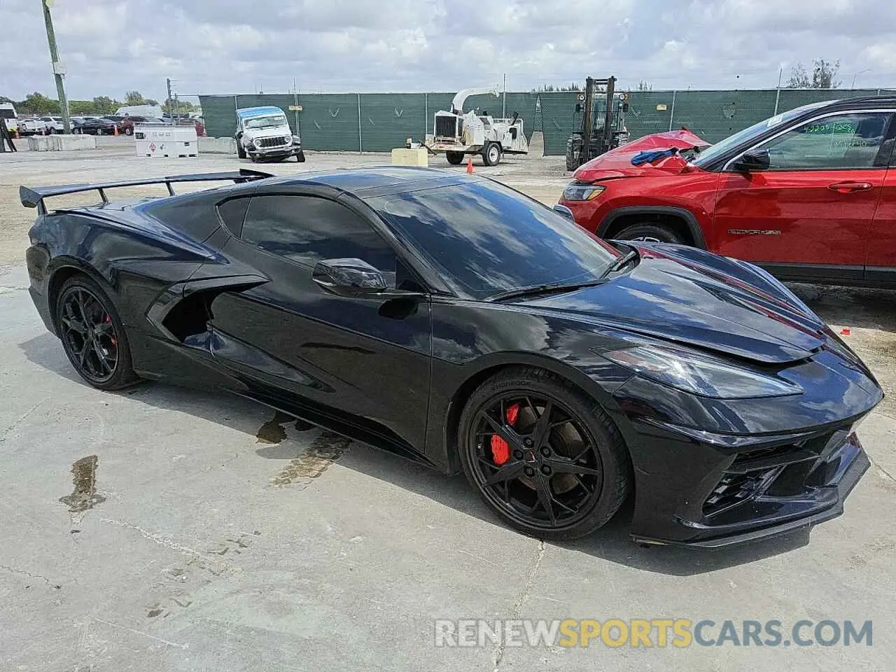 4 Photograph of a damaged car 1G1YC2D41N5105717 CHEVROLET CORVETTE 2022