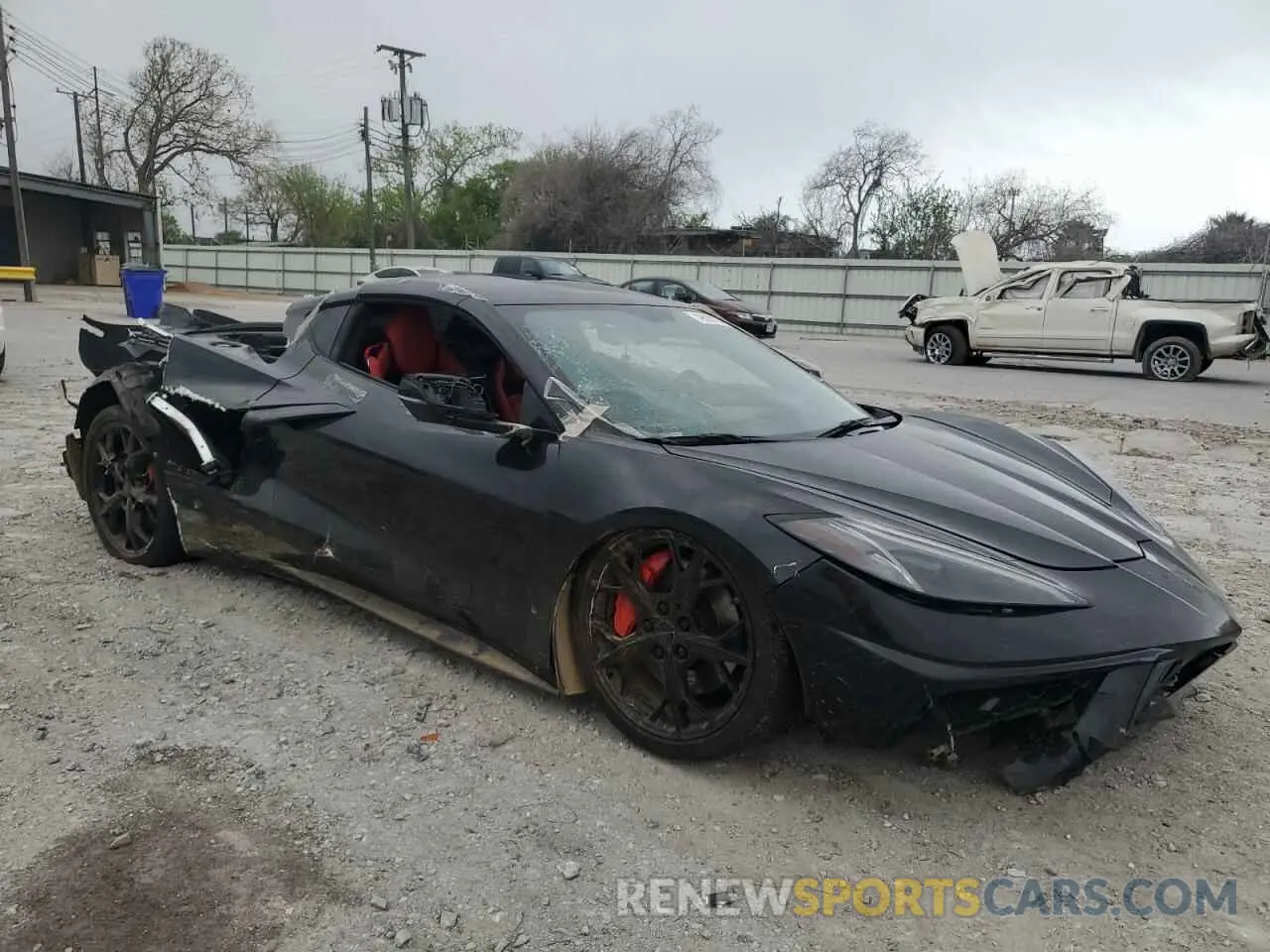 4 Photograph of a damaged car 1G1YC2D45N5117773 CHEVROLET CORVETTE 2022