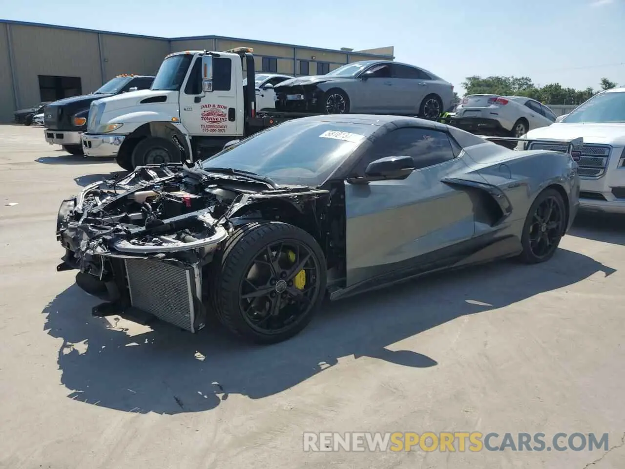 1 Photograph of a damaged car 1G1YC3D41N5102760 CHEVROLET CORVETTE 2022