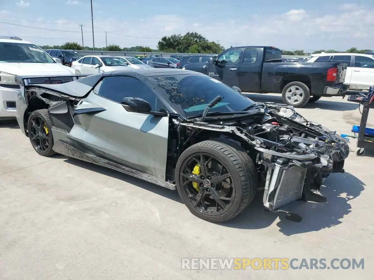 4 Photograph of a damaged car 1G1YC3D41N5102760 CHEVROLET CORVETTE 2022