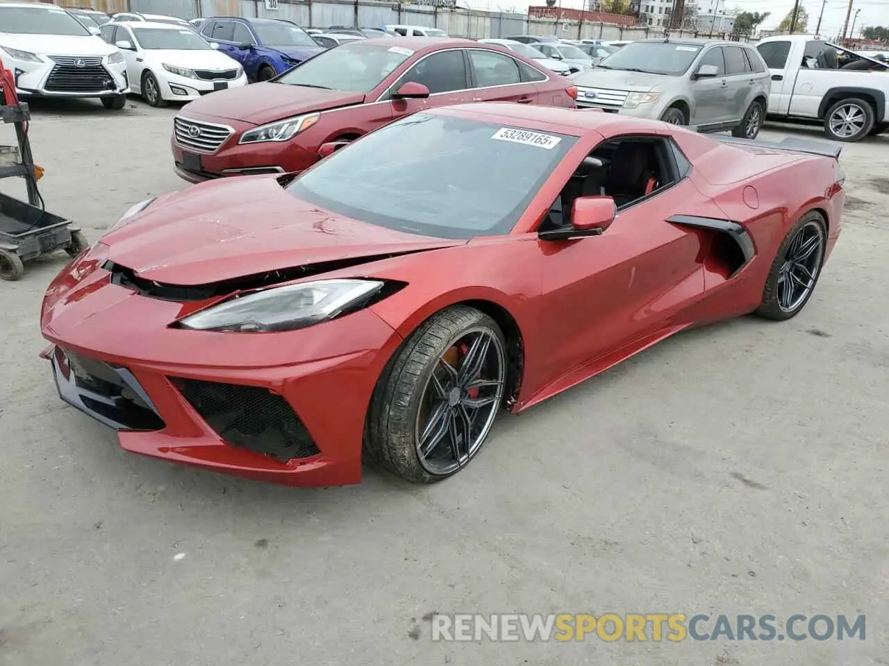1 Photograph of a damaged car 1G1YC3D47N5114329 CHEVROLET CORVETTE 2022