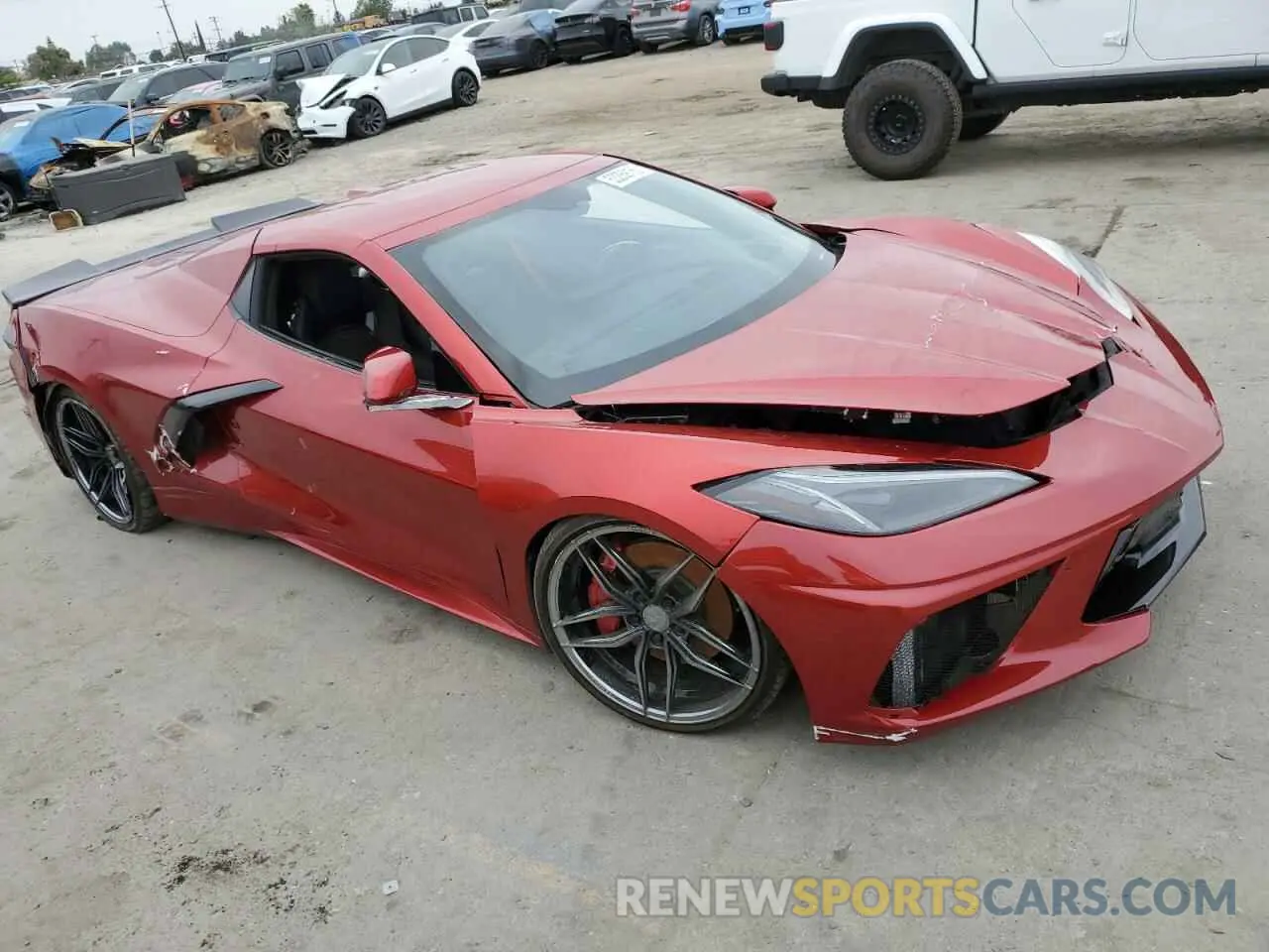 4 Photograph of a damaged car 1G1YC3D47N5114329 CHEVROLET CORVETTE 2022