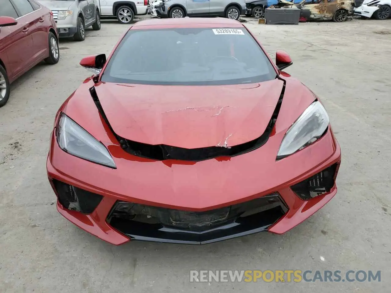 5 Photograph of a damaged car 1G1YC3D47N5114329 CHEVROLET CORVETTE 2022