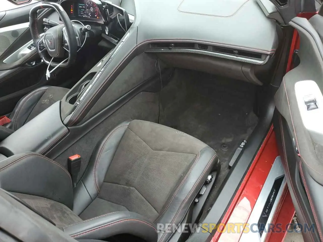 8 Photograph of a damaged car 1G1YC3D47N5114329 CHEVROLET CORVETTE 2022