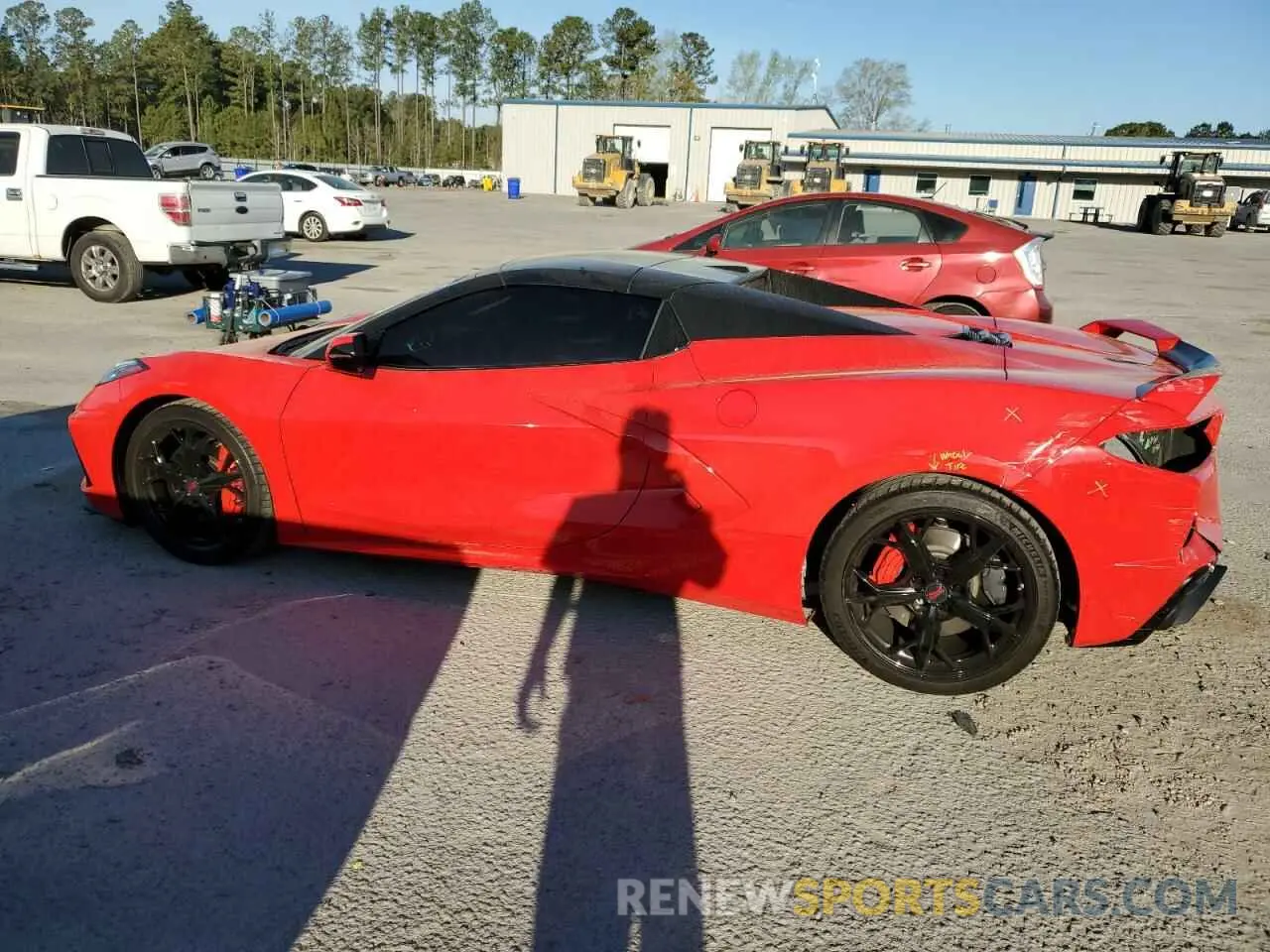 2 Photograph of a damaged car 1G1YC3D48N5111147 CHEVROLET CORVETTE 2022