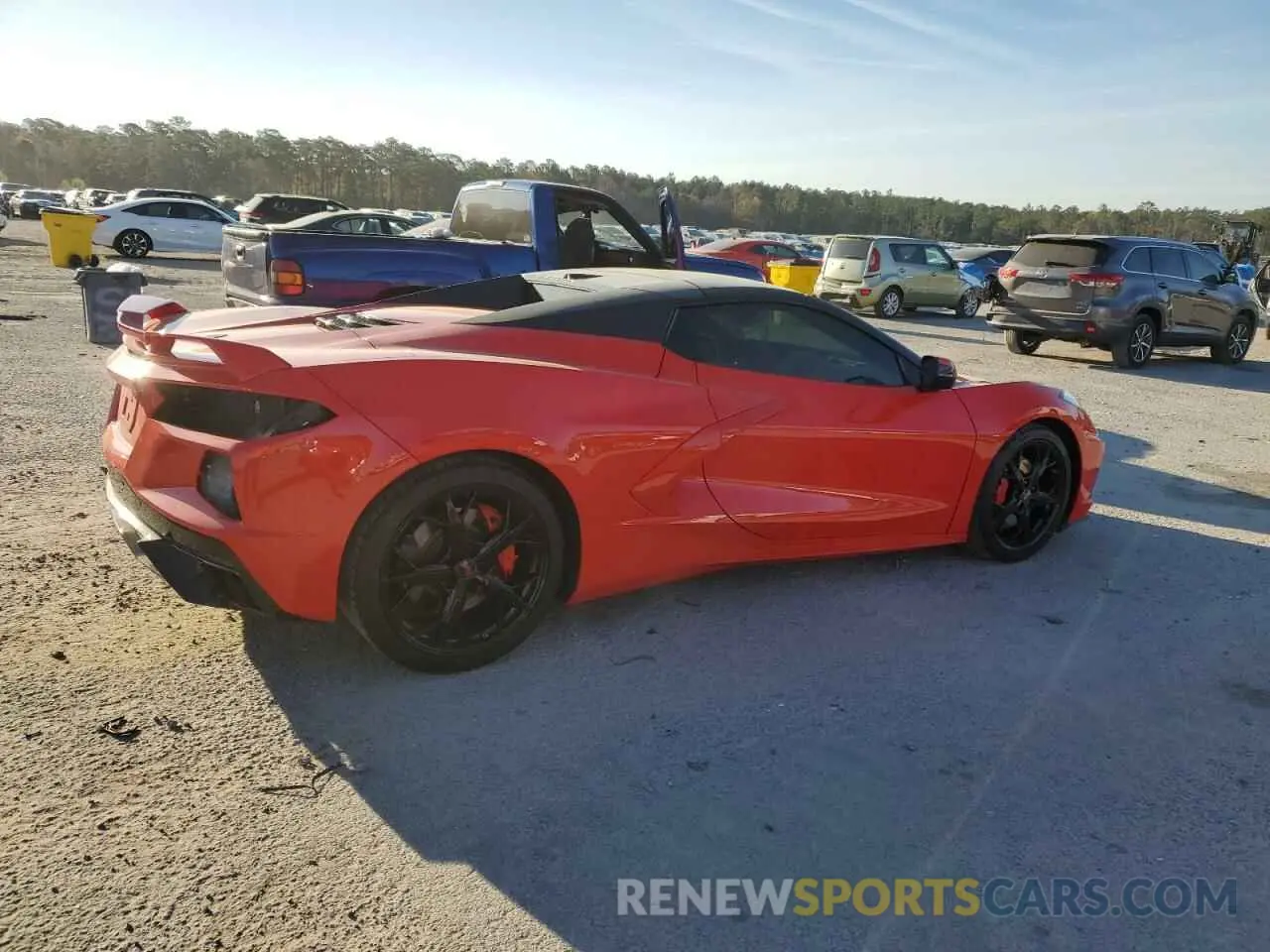 3 Photograph of a damaged car 1G1YC3D48N5111147 CHEVROLET CORVETTE 2022