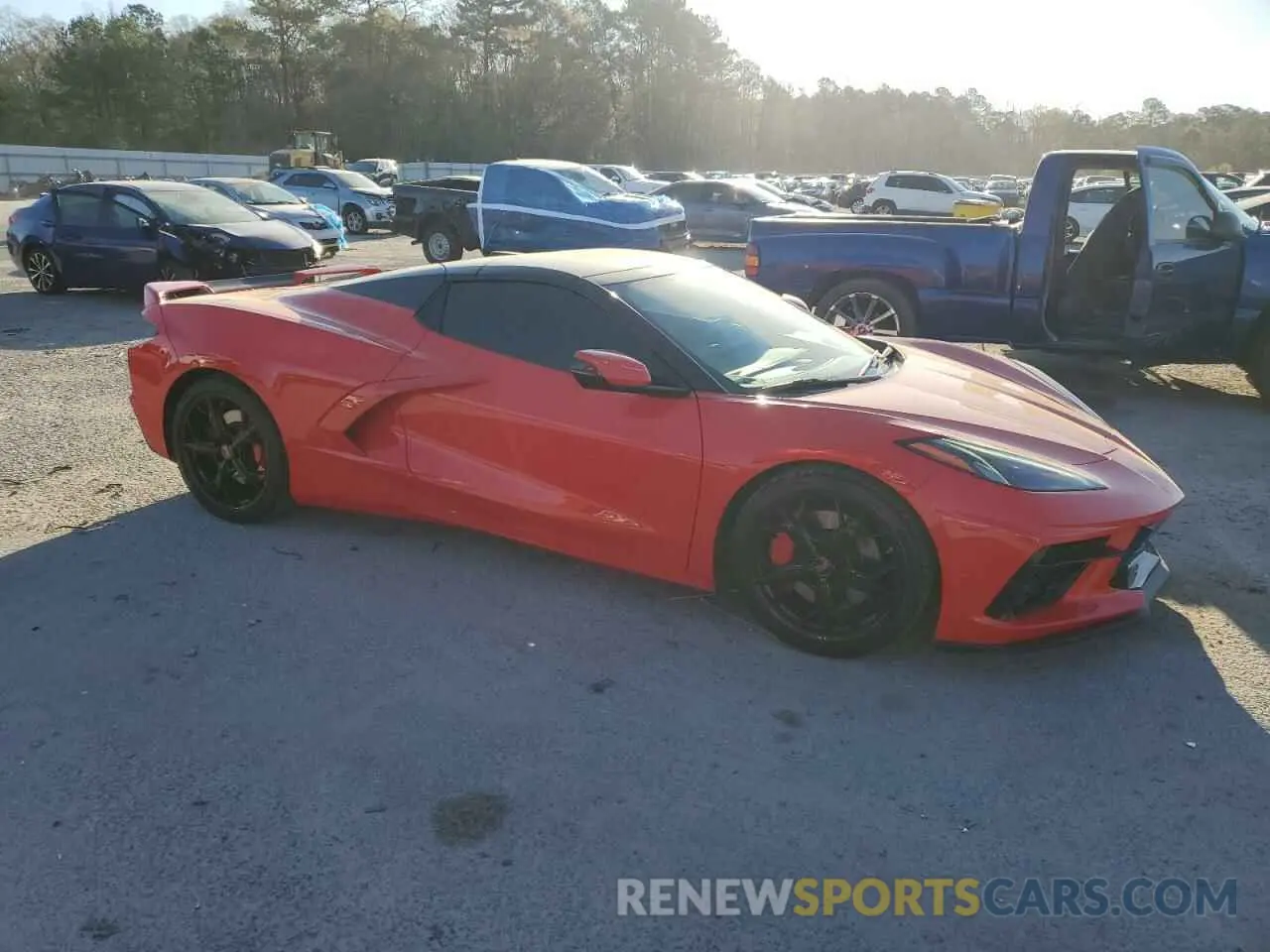 4 Photograph of a damaged car 1G1YC3D48N5111147 CHEVROLET CORVETTE 2022