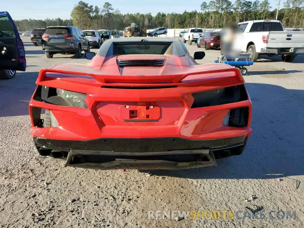 6 Photograph of a damaged car 1G1YC3D48N5111147 CHEVROLET CORVETTE 2022