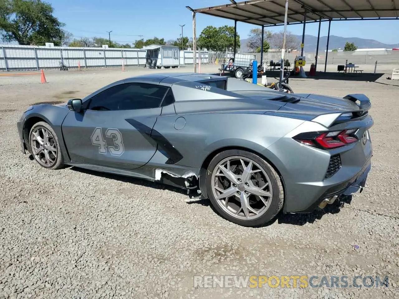 2 Photograph of a damaged car 1G1YC3D49N5116793 CHEVROLET CORVETTE 2022