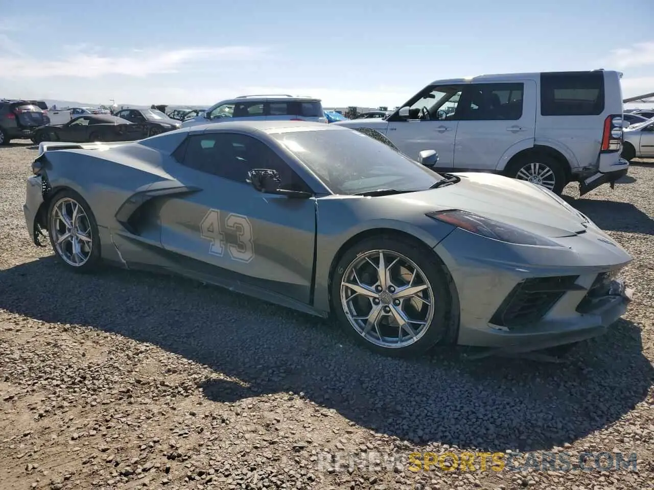 4 Photograph of a damaged car 1G1YC3D49N5116793 CHEVROLET CORVETTE 2022