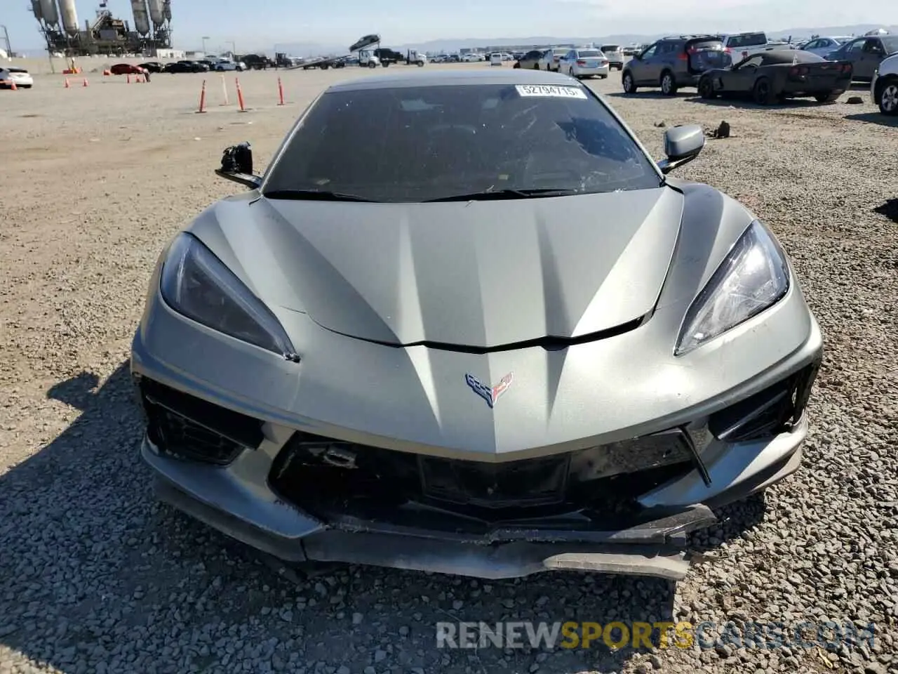 5 Photograph of a damaged car 1G1YC3D49N5116793 CHEVROLET CORVETTE 2022