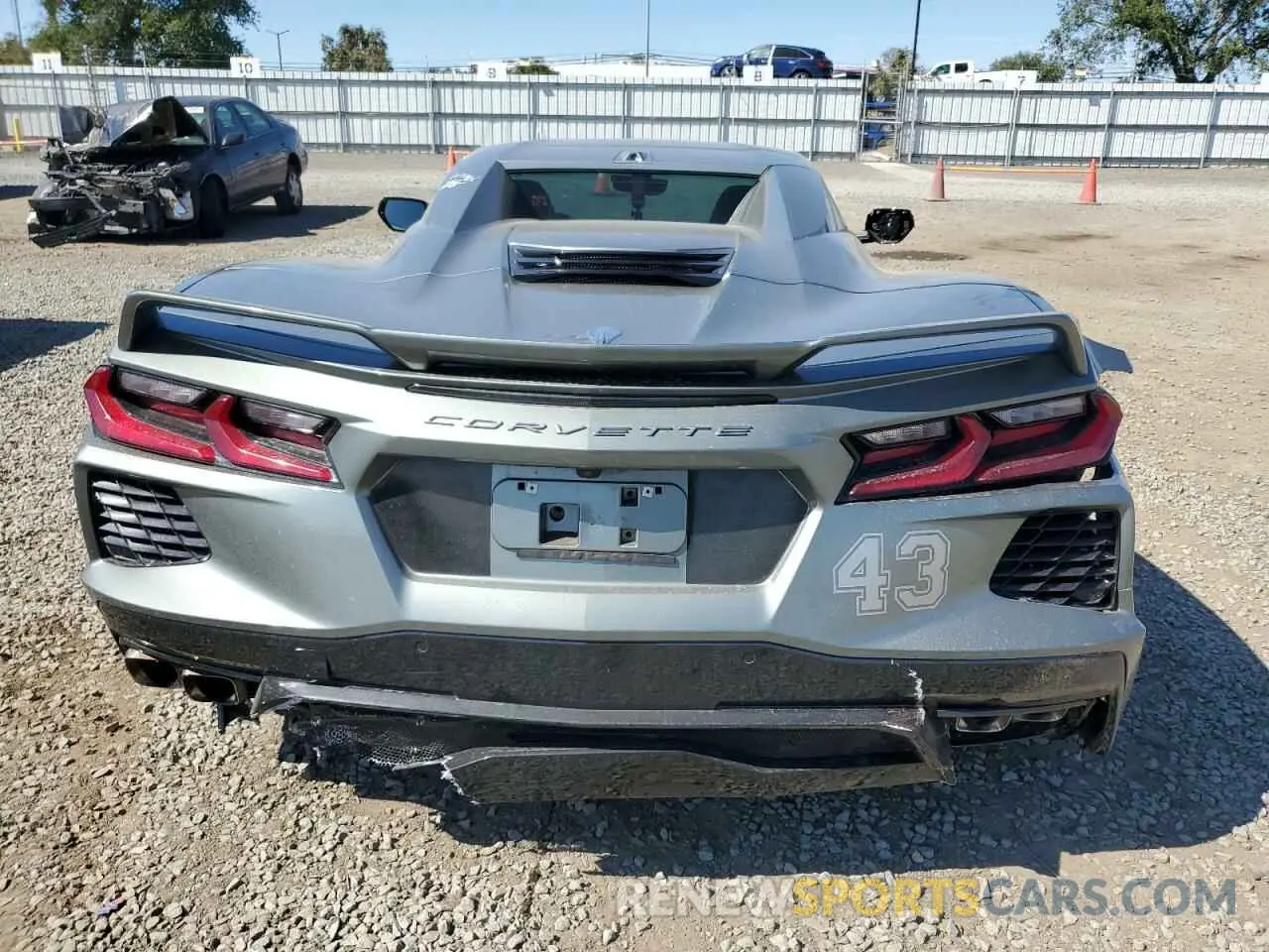 6 Photograph of a damaged car 1G1YC3D49N5116793 CHEVROLET CORVETTE 2022