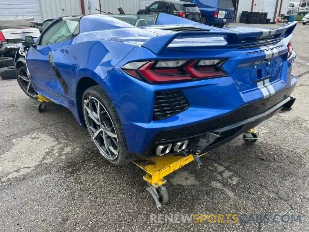 8 Photograph of a damaged car 1G1YC3D4XN5116513 CHEVROLET CORVETTE 2022