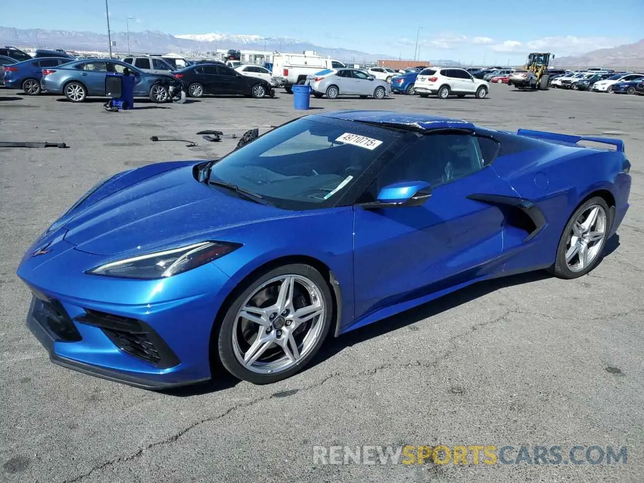 1 Photograph of a damaged car 1G1YA2D42P5110384 CHEVROLET CORVETTE 2023