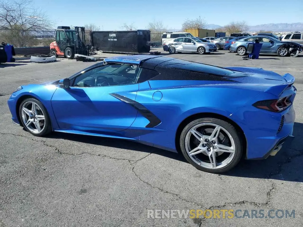2 Photograph of a damaged car 1G1YA2D42P5110384 CHEVROLET CORVETTE 2023