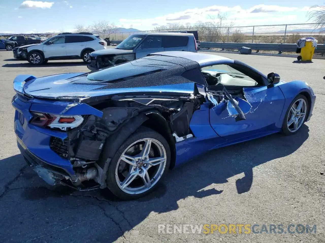3 Photograph of a damaged car 1G1YA2D42P5110384 CHEVROLET CORVETTE 2023