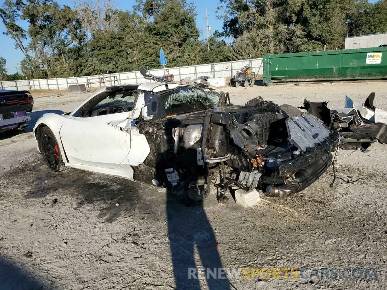 2 Photograph of a damaged car 1G1YA2D42P5128285 CHEVROLET CORVETTE 2023