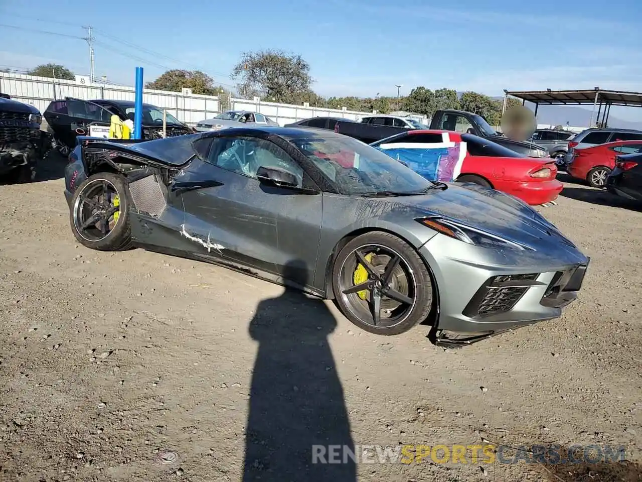 4 Photograph of a damaged car 1G1YA2D43P5138761 CHEVROLET CORVETTE 2023