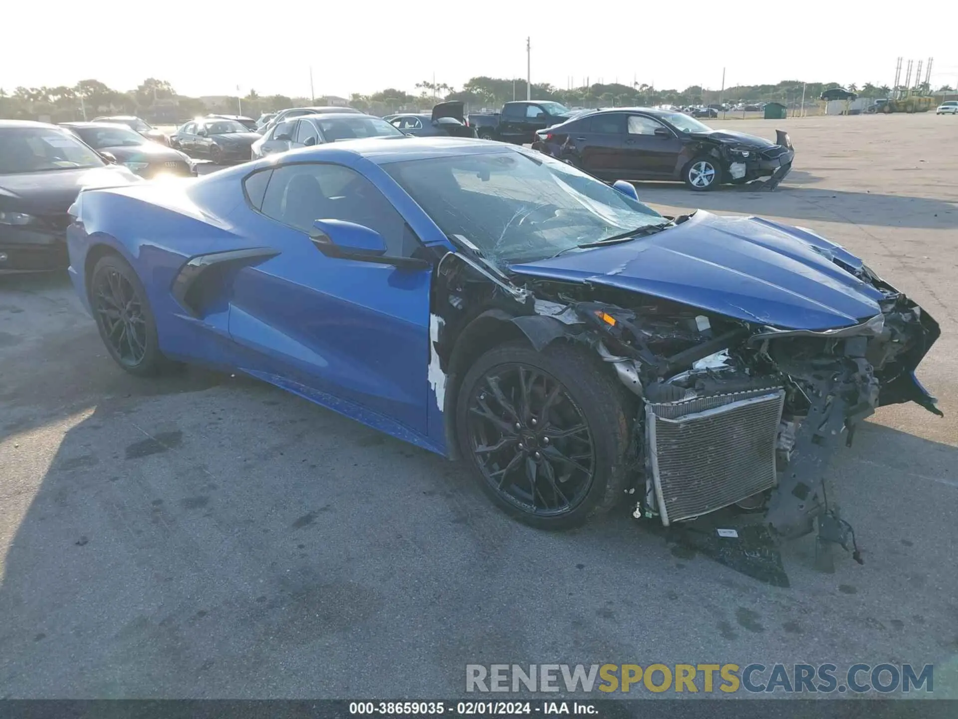 1 Photograph of a damaged car 1G1YA2D44P5100794 CHEVROLET CORVETTE 2023