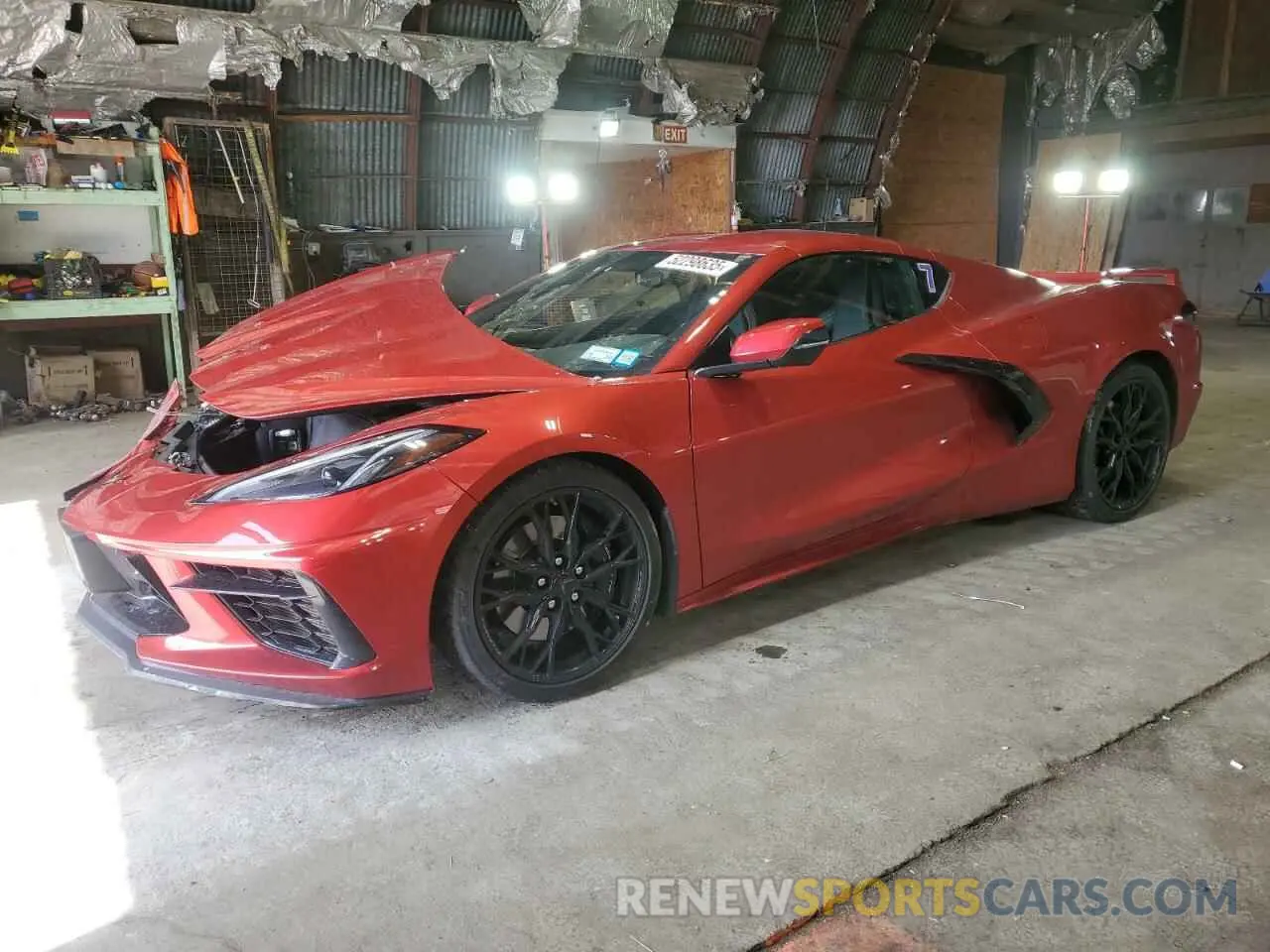1 Photograph of a damaged car 1G1YA2D44P5136081 CHEVROLET CORVETTE 2023