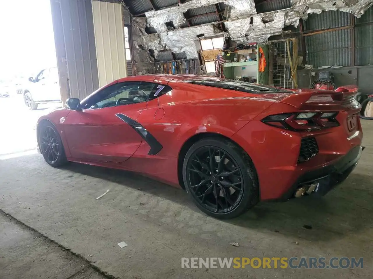 2 Photograph of a damaged car 1G1YA2D44P5136081 CHEVROLET CORVETTE 2023