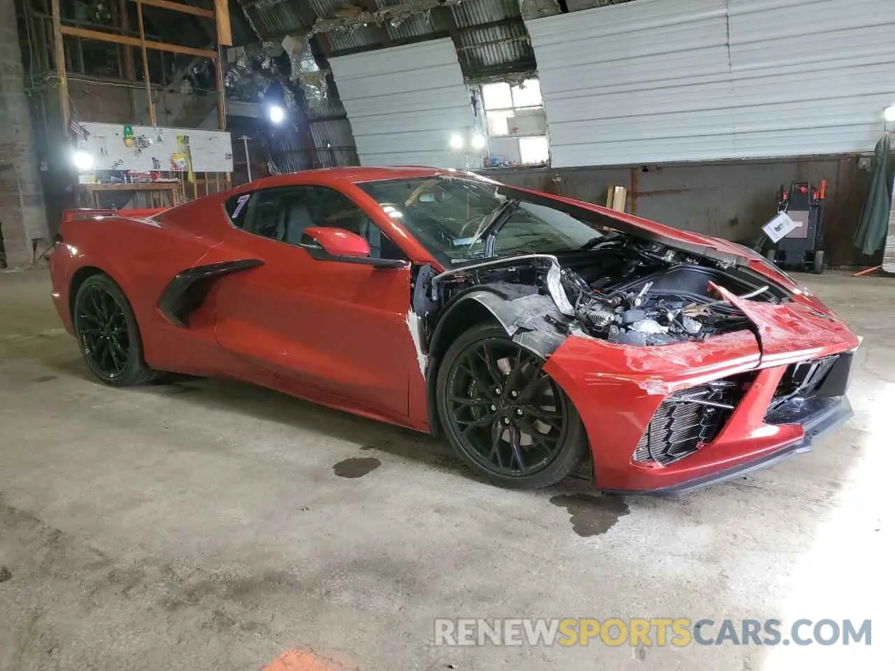 4 Photograph of a damaged car 1G1YA2D44P5136081 CHEVROLET CORVETTE 2023