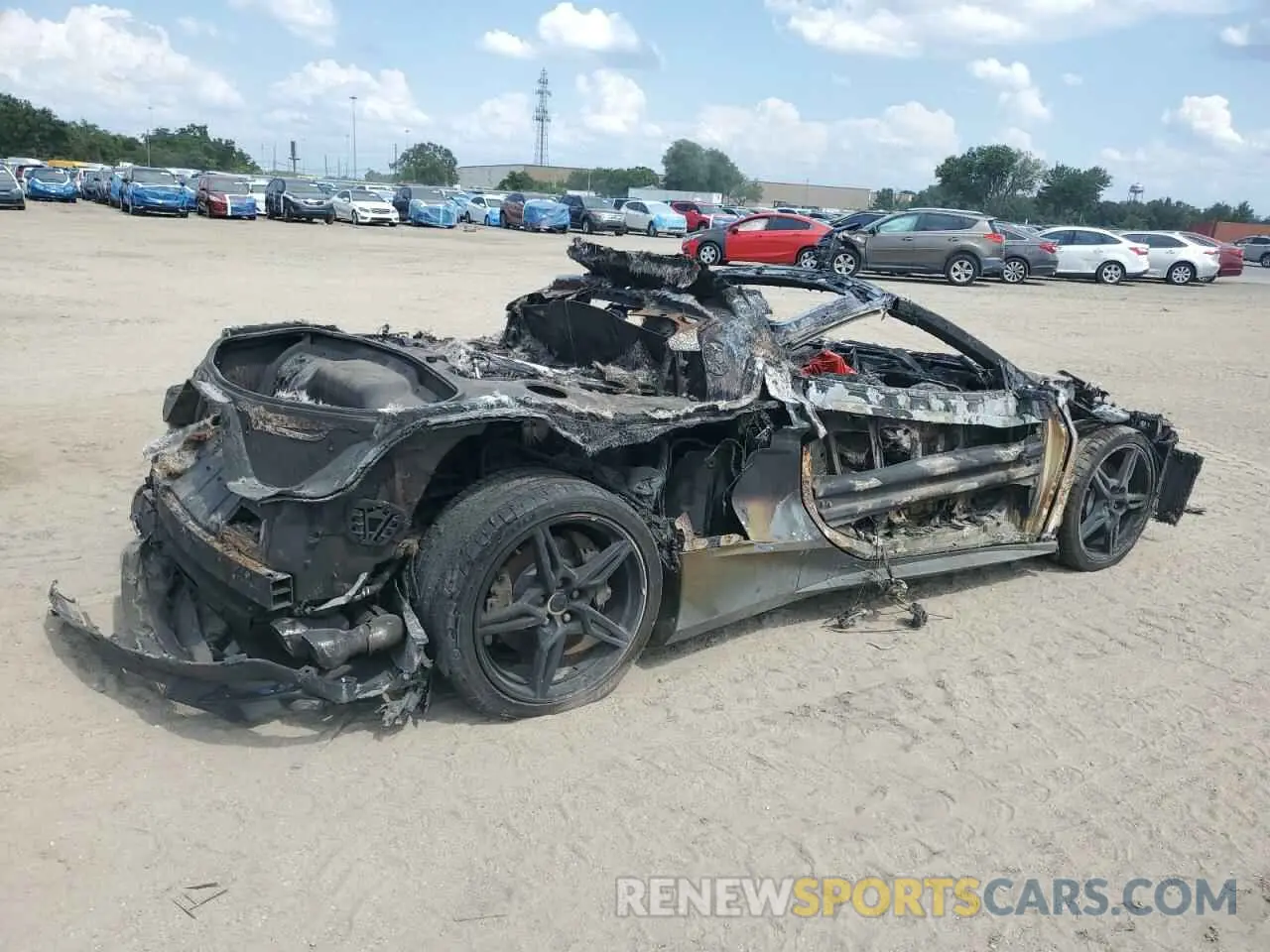 3 Photograph of a damaged car 1G1YB2D42P5117591 CHEVROLET CORVETTE 2023