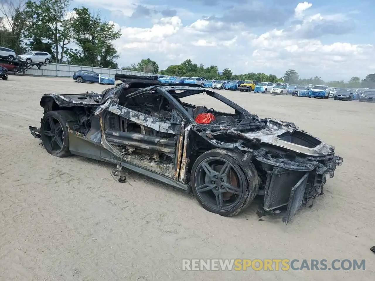 4 Photograph of a damaged car 1G1YB2D42P5117591 CHEVROLET CORVETTE 2023