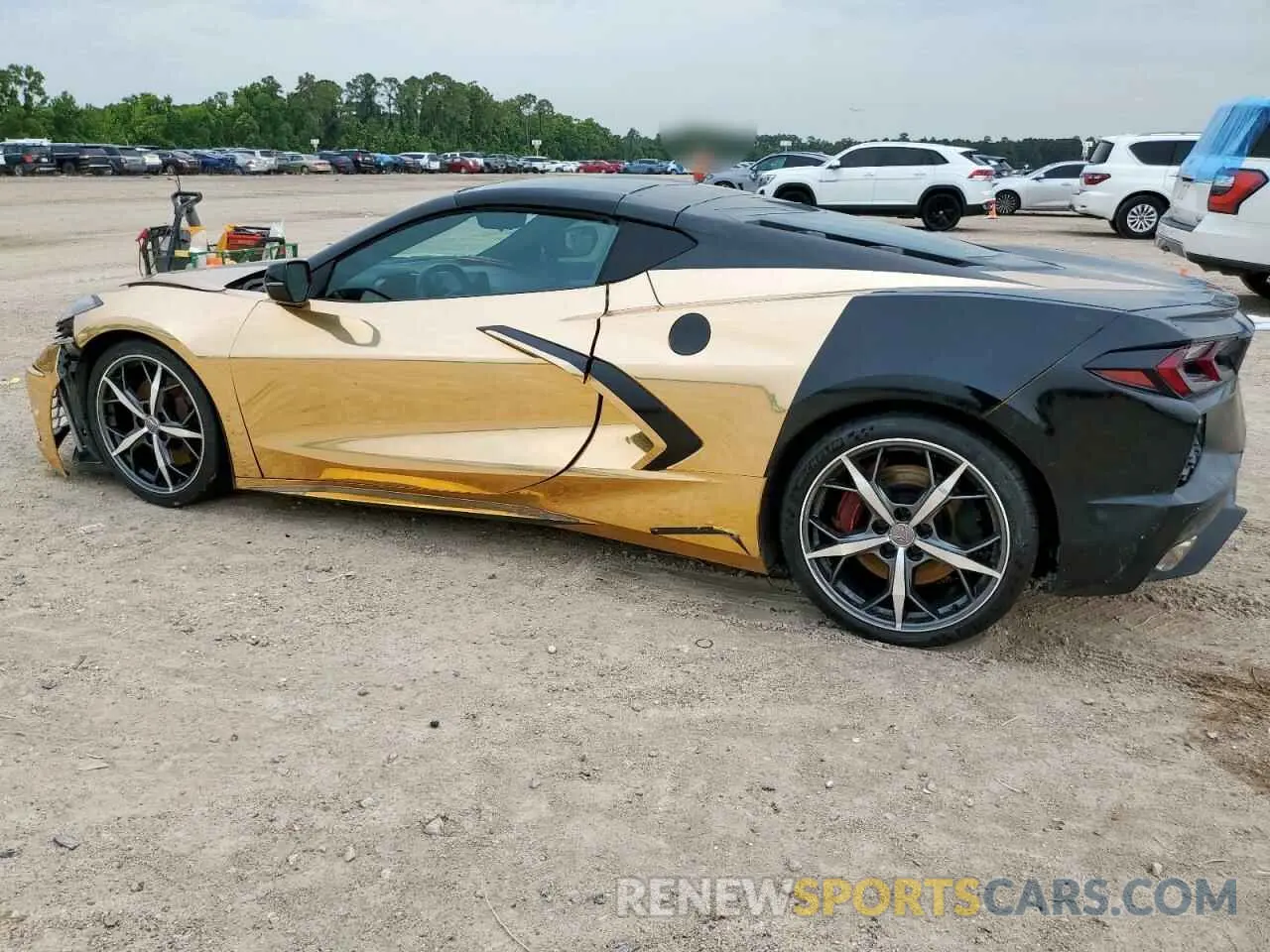 2 Photograph of a damaged car 1G1YB2D48P5112816 CHEVROLET CORVETTE 2023