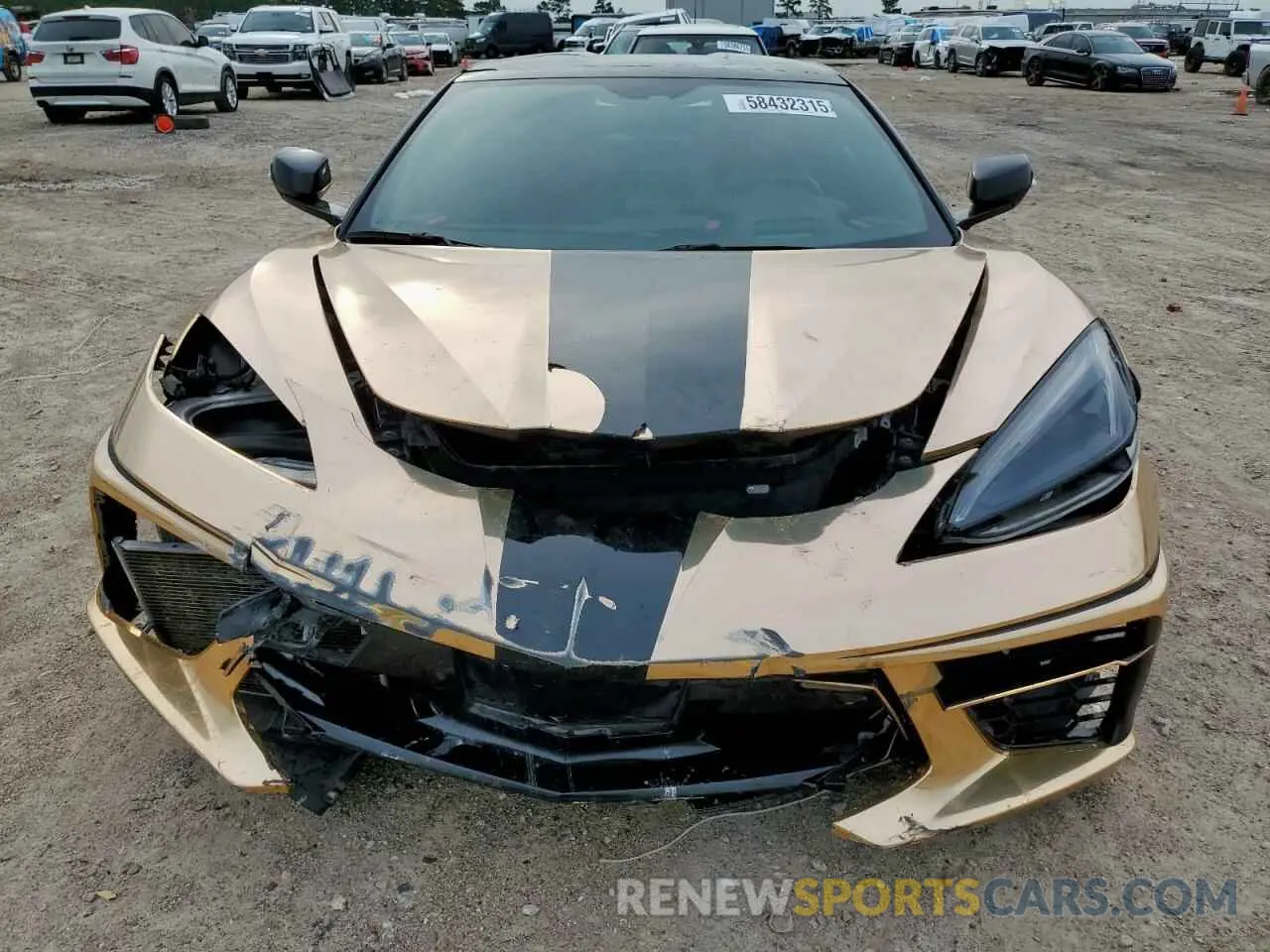 5 Photograph of a damaged car 1G1YB2D48P5112816 CHEVROLET CORVETTE 2023