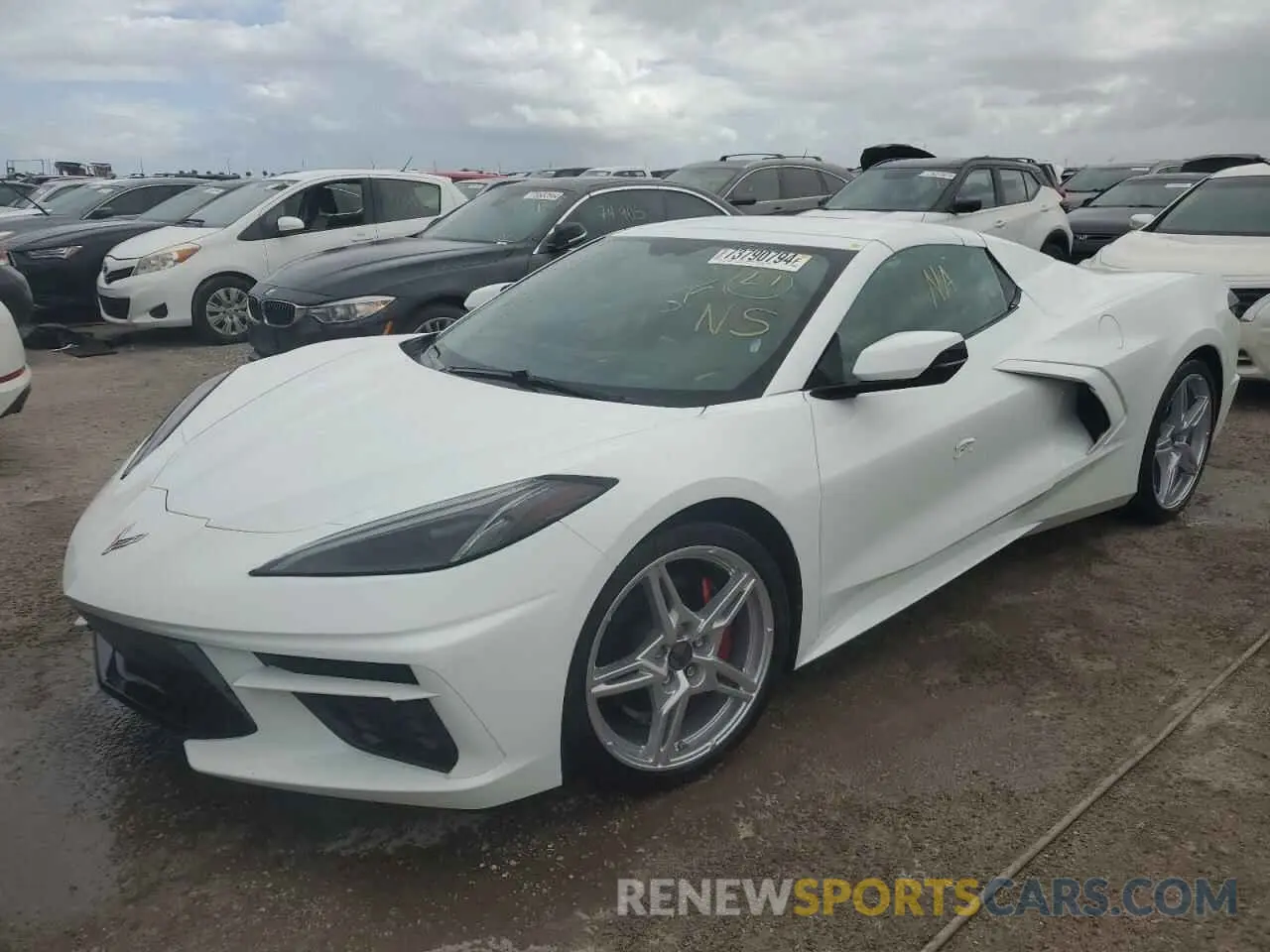 1 Photograph of a damaged car 1G1YB3D40P5136999 CHEVROLET CORVETTE 2023