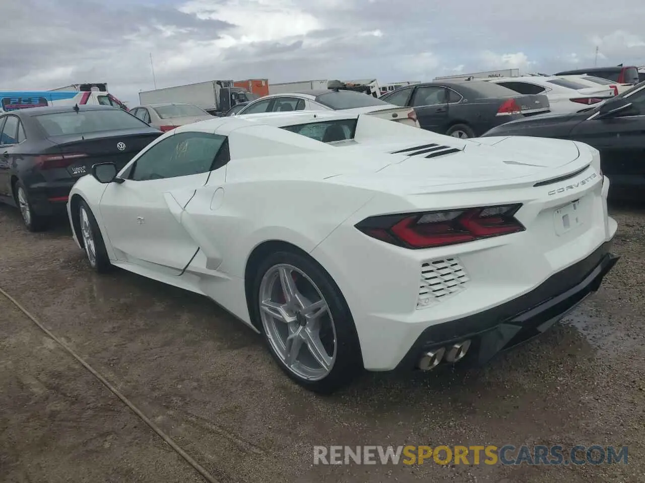 2 Photograph of a damaged car 1G1YB3D40P5136999 CHEVROLET CORVETTE 2023