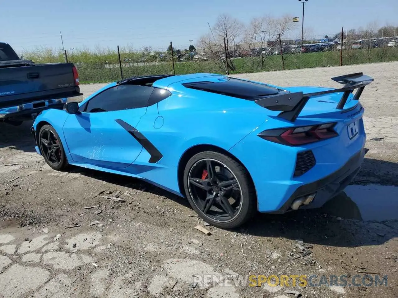 2 Photograph of a damaged car 1G1YC2D4XP5134913 CHEVROLET CORVETTE 2023