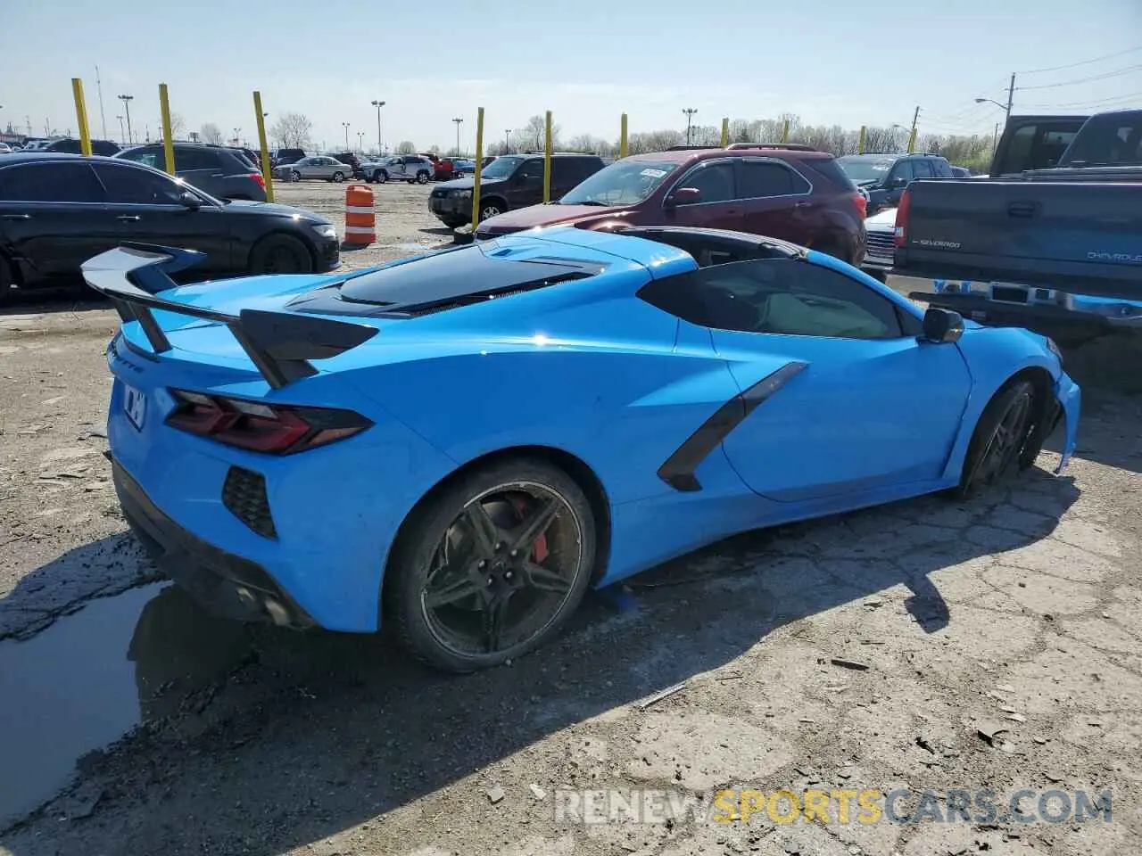 3 Photograph of a damaged car 1G1YC2D4XP5134913 CHEVROLET CORVETTE 2023