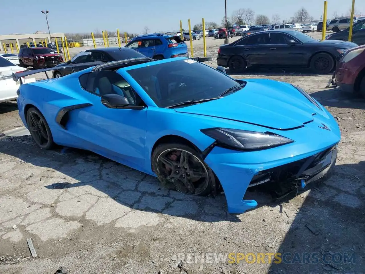 4 Photograph of a damaged car 1G1YC2D4XP5134913 CHEVROLET CORVETTE 2023