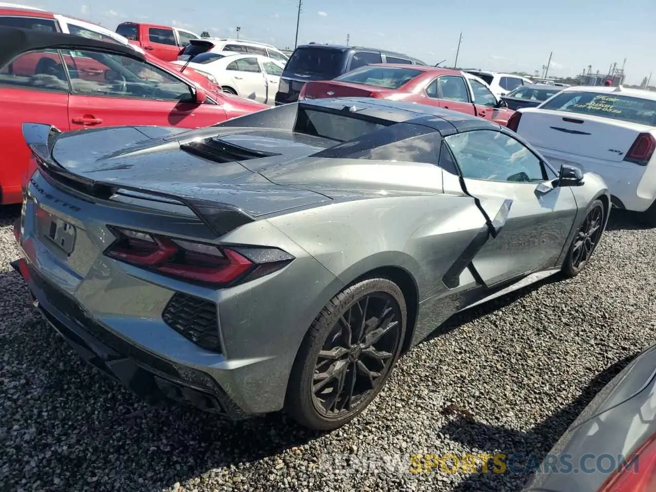 3 Photograph of a damaged car 1G1YC3D47P5125298 CHEVROLET CORVETTE 2023