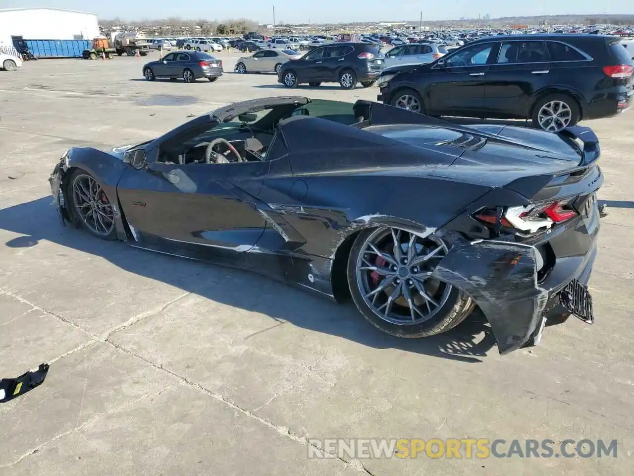 2 Photograph of a damaged car 1G1YC3D48P5504312 CHEVROLET CORVETTE 2023