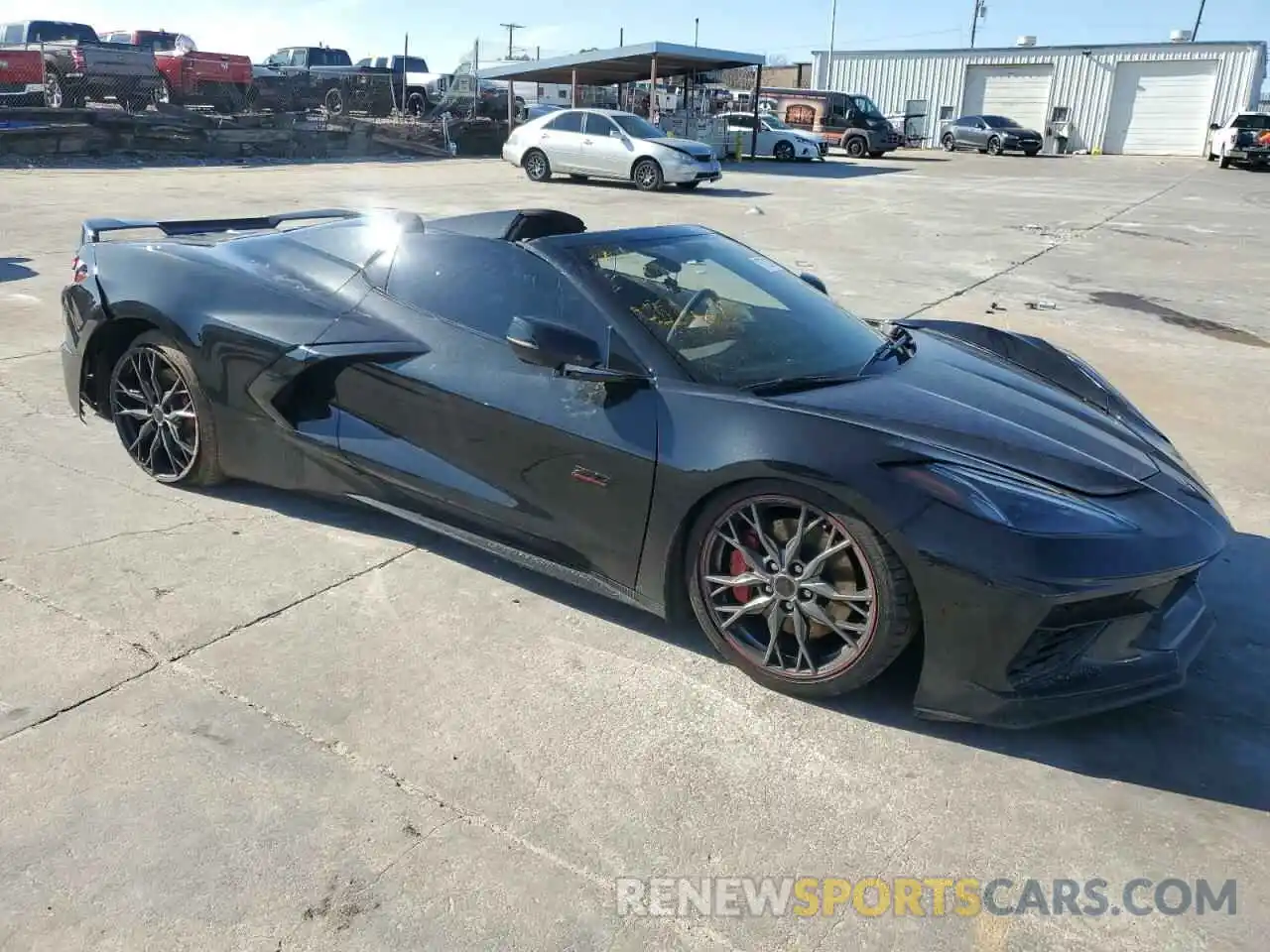 4 Photograph of a damaged car 1G1YC3D48P5504312 CHEVROLET CORVETTE 2023