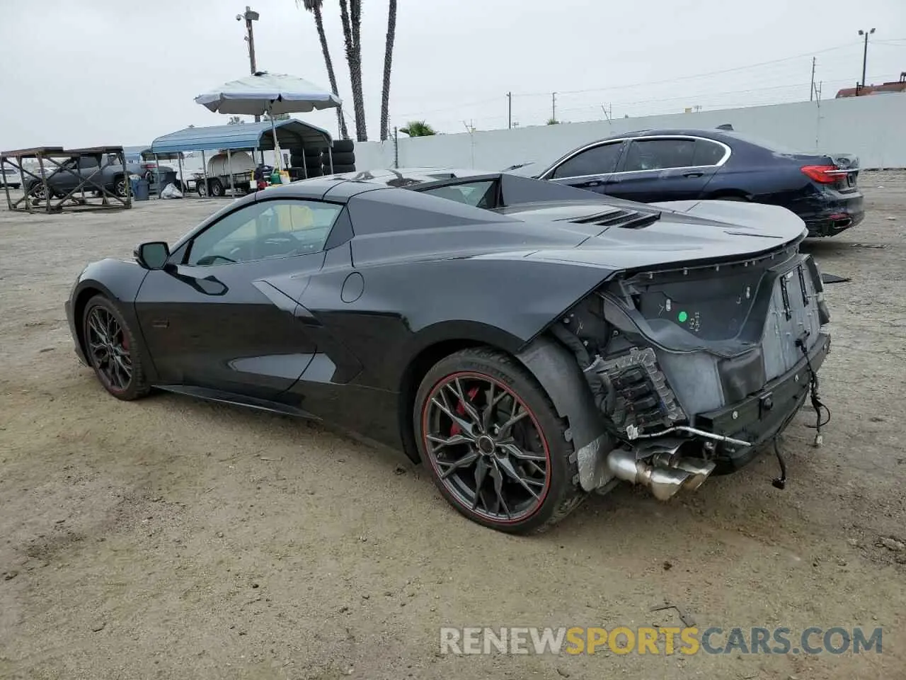 2 Photograph of a damaged car 1G1YC3D49P5501001 CHEVROLET CORVETTE 2023