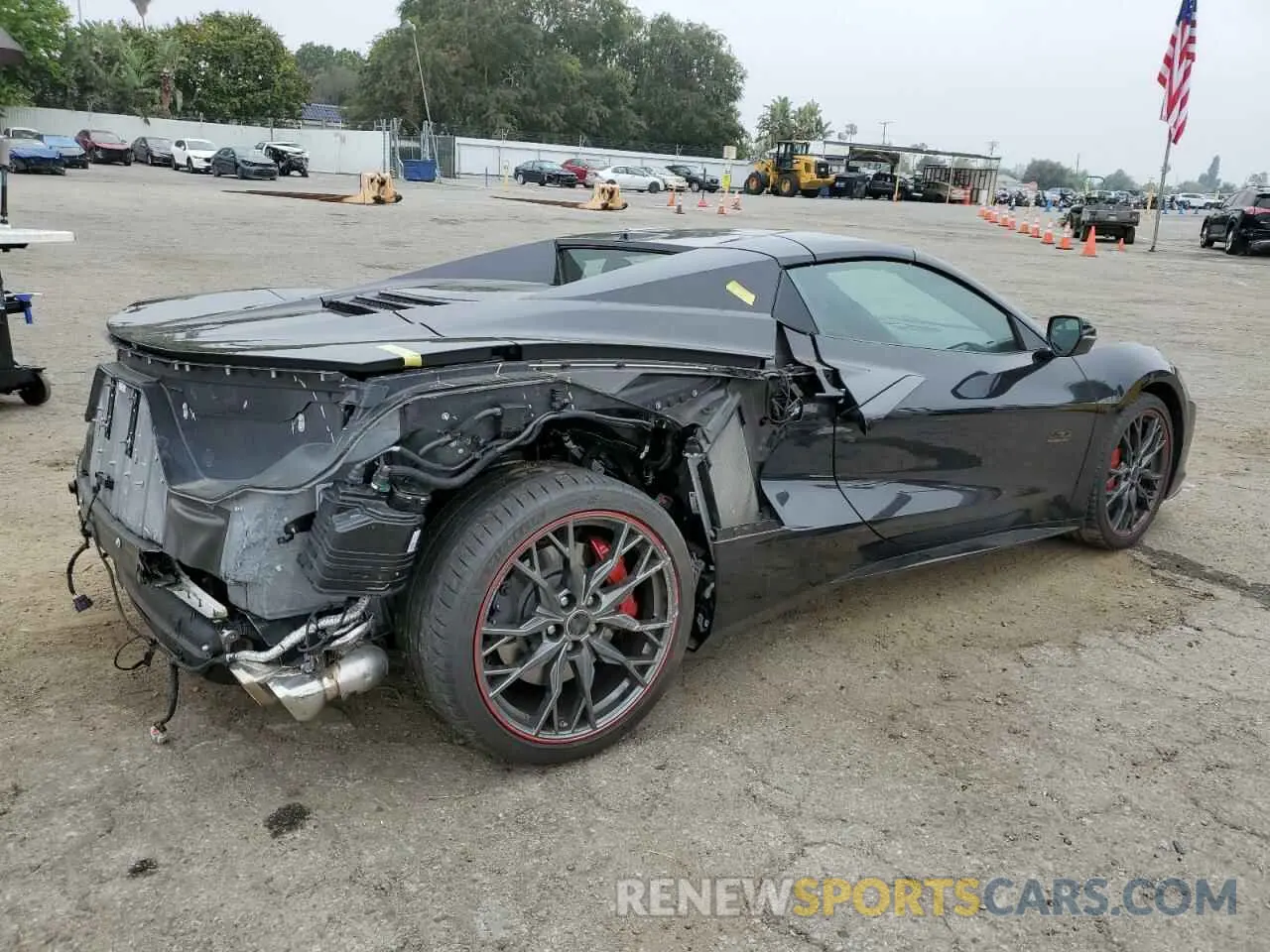 3 Photograph of a damaged car 1G1YC3D49P5501001 CHEVROLET CORVETTE 2023
