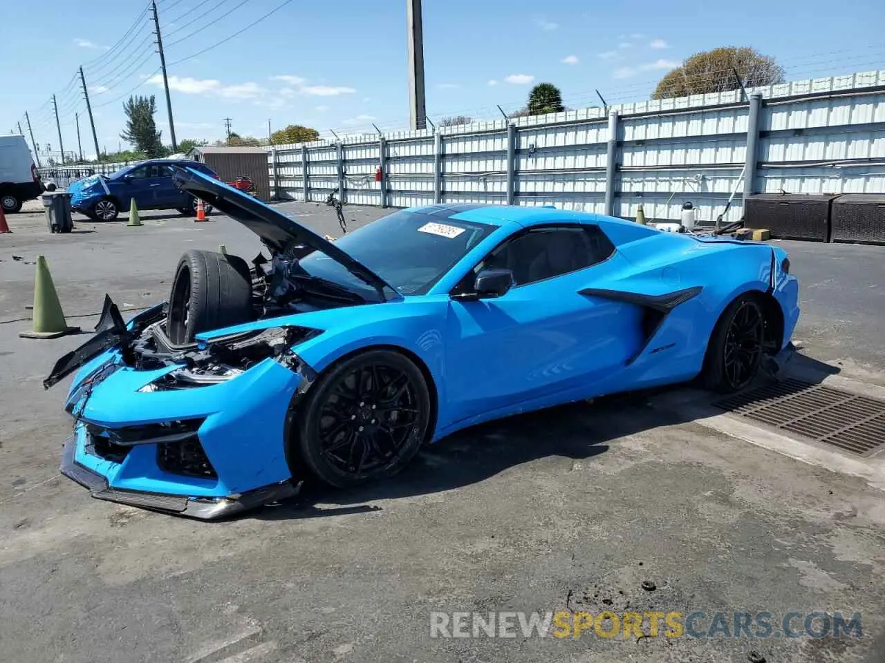 1 Photograph of a damaged car 1G1YF3D37P5604867 CHEVROLET CORVETTE 2023