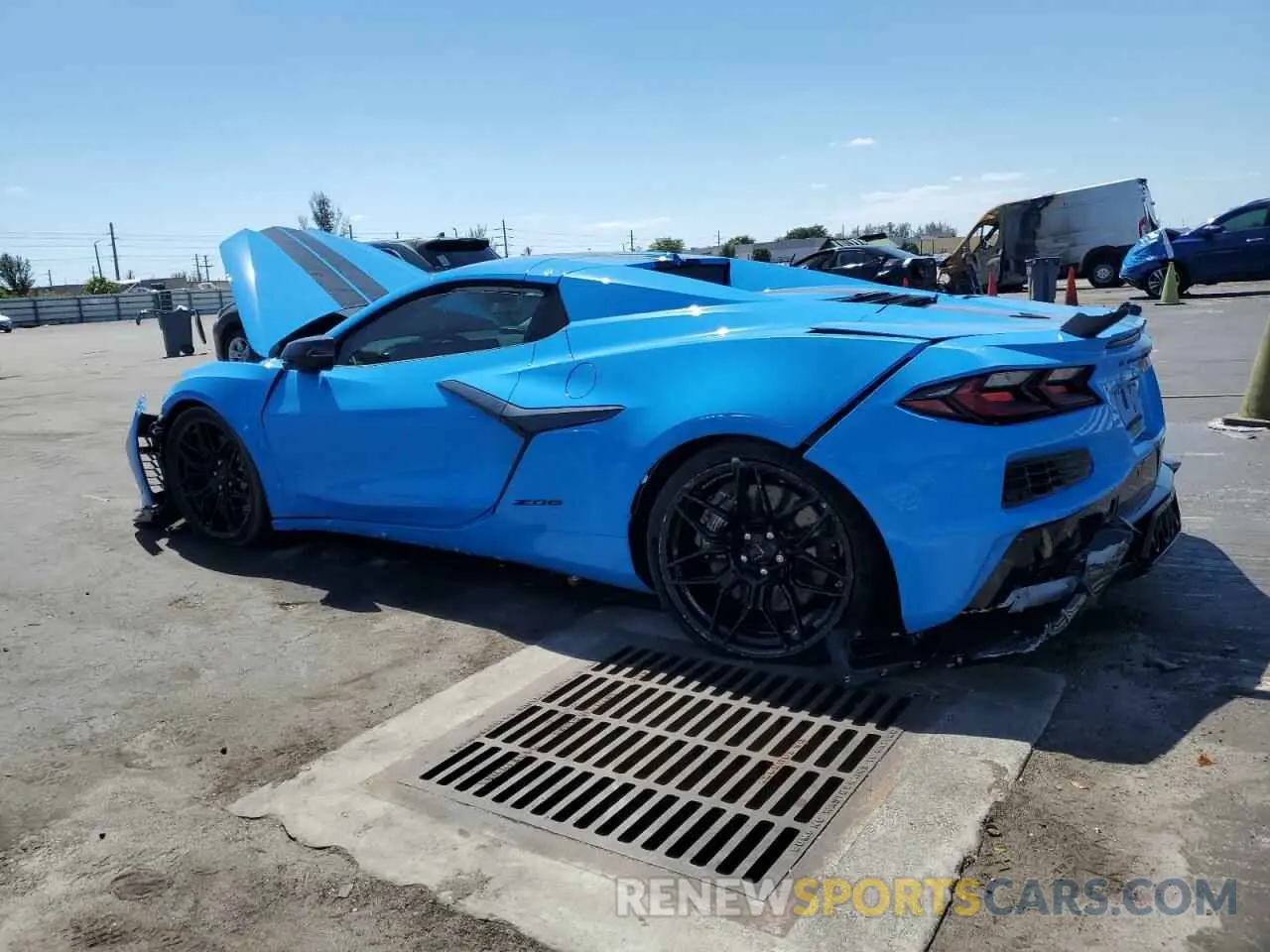 2 Photograph of a damaged car 1G1YF3D37P5604867 CHEVROLET CORVETTE 2023
