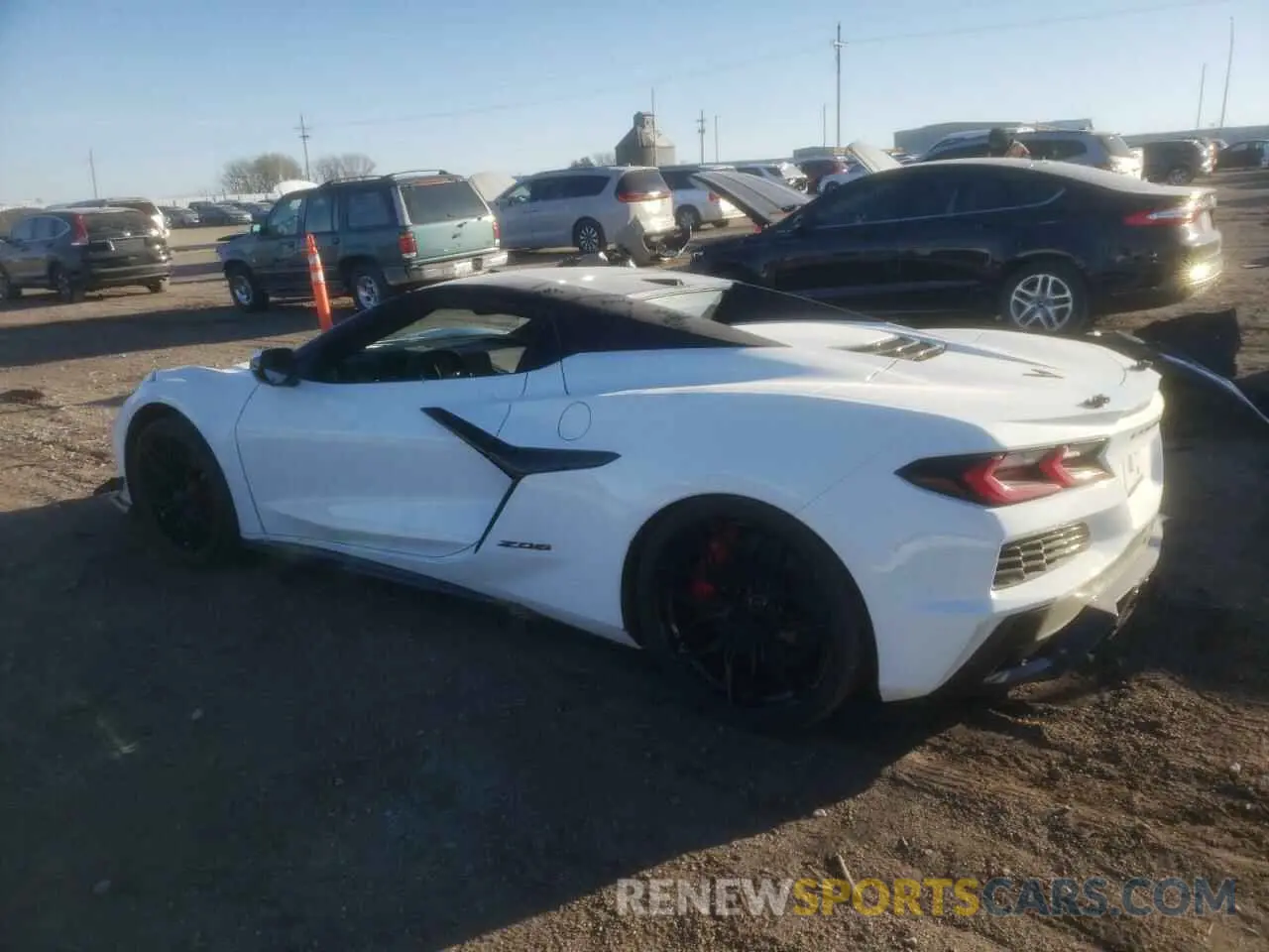 2 Photograph of a damaged car 1G1YF3D38P5603713 CHEVROLET CORVETTE 2023