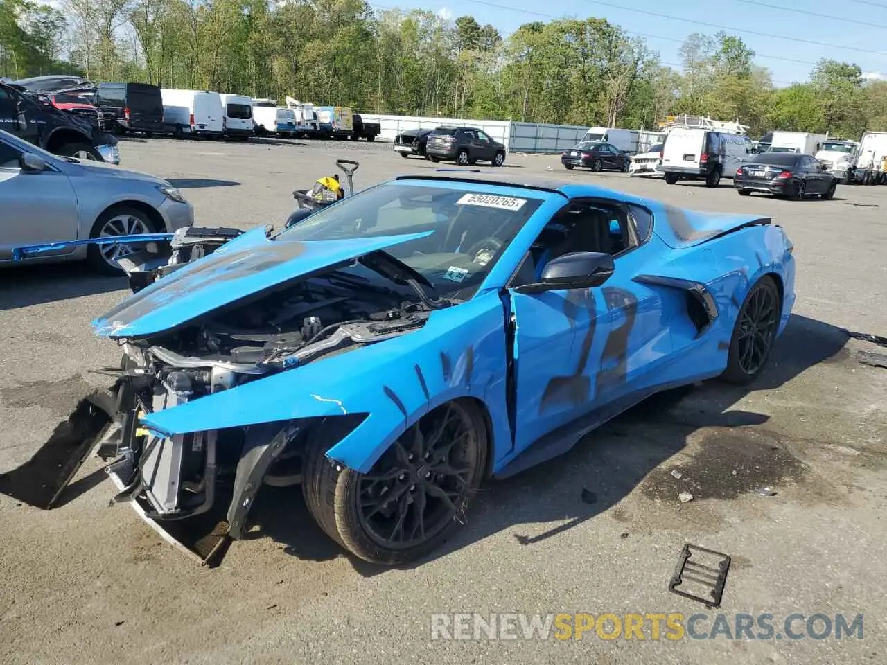 1 Photograph of a damaged car 1G1YA2D40R5114730 CHEVROLET CORVETTE 2024