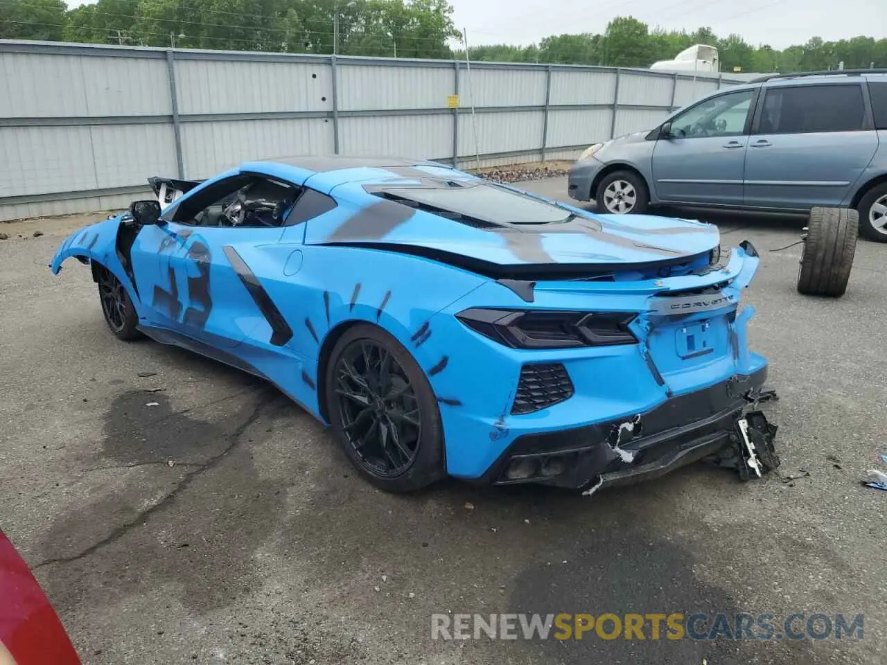 2 Photograph of a damaged car 1G1YA2D40R5114730 CHEVROLET CORVETTE 2024