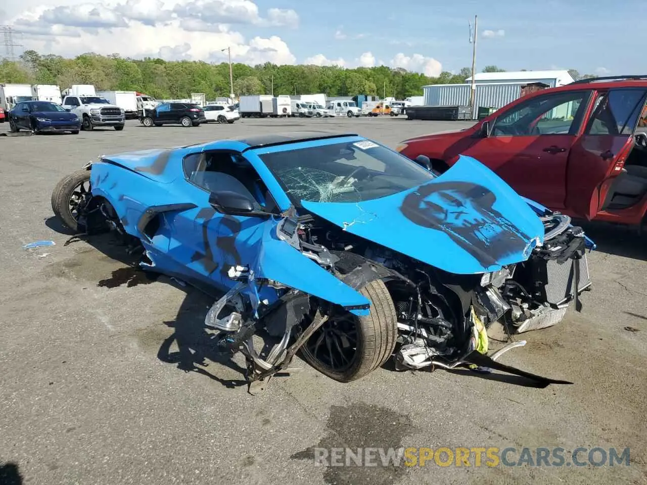 4 Photograph of a damaged car 1G1YA2D40R5114730 CHEVROLET CORVETTE 2024