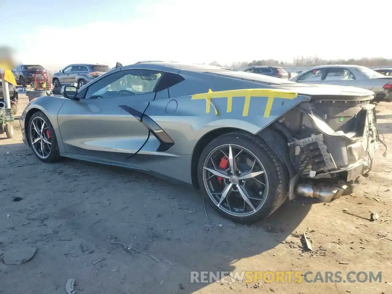 2 Photograph of a damaged car 1G1YA2D43R5102054 CHEVROLET CORVETTE 2024