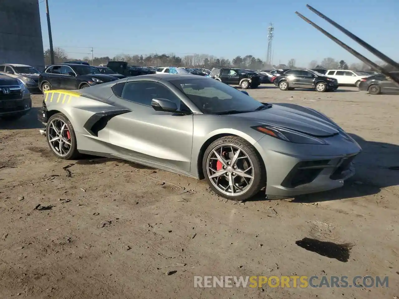 4 Photograph of a damaged car 1G1YA2D43R5102054 CHEVROLET CORVETTE 2024