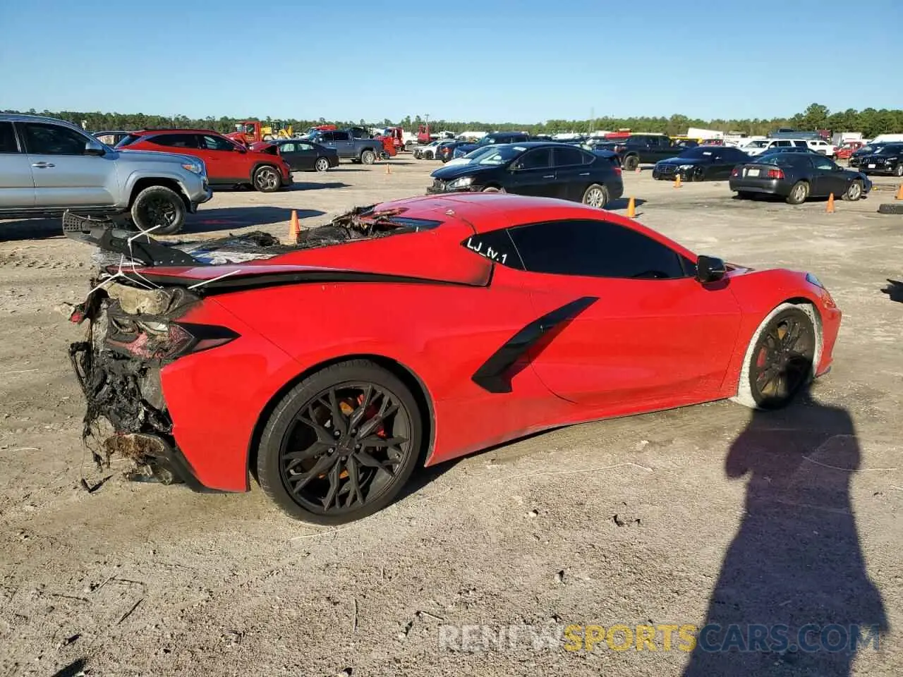 3 Photograph of a damaged car 1G1YB2D43R5120454 CHEVROLET CORVETTE 2024