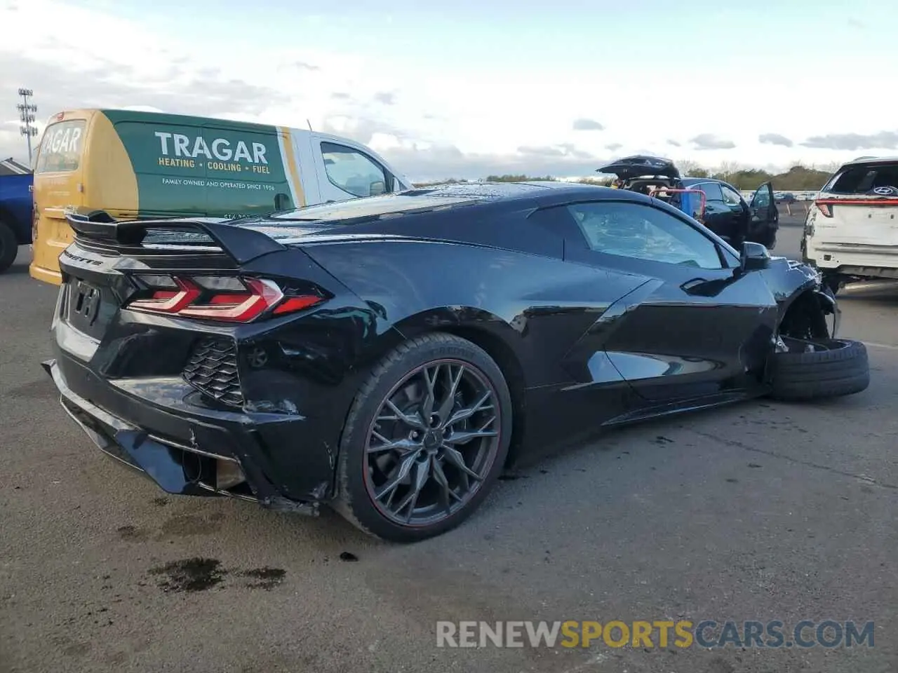 3 Photograph of a damaged car 1G1YB2D43R5120793 CHEVROLET CORVETTE 2024